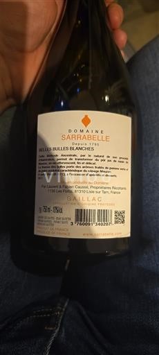 Zuidwest-Frankrijk Gaillac Domaine Sarrabelle Belles Bulles Blanches Niet-geïntegreerd