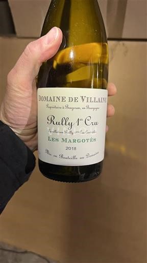 Bourgogne Rully Premier Cru Domaine Villaine Les Margotés 2018
