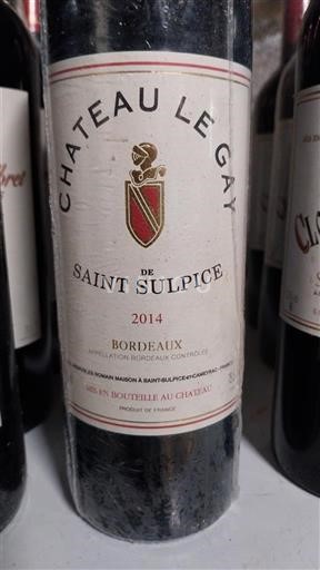 Bordeaux Château Le Gay de Saint Sulpice 2014