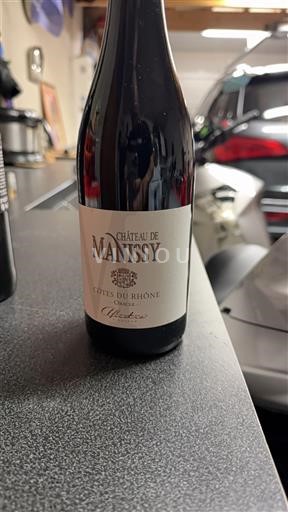 Thung lũng Rhône Côtes-du-rhône Château Manissy des Mûriers Không niên vụ