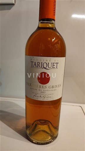 Sud-Ovest Côtes de Gascogne Domaine Tariquet Dernières Grives 2012