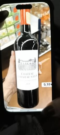 Bordeaux Château L'Ormeau Vieux 2021