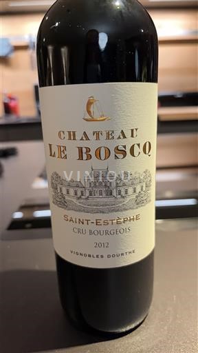 Bordéus Saint-Estèphe Cru Bourgeois Château Le Boscq 2012