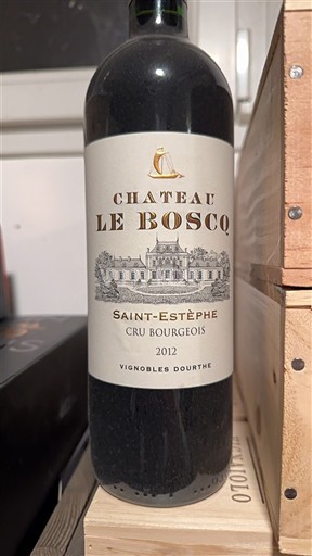 Bordeaux Saint-Estèphe Cru Bourgeois Château Le Boscq 2012