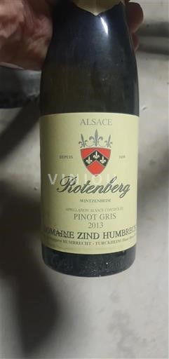 Alsace Domaine Zind Humbrecht Rotenberg 2013