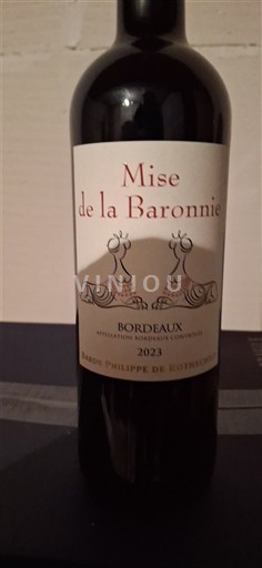 Bordeaux Baron Philippe de Rothschild Mise de la Baronnerie 2023