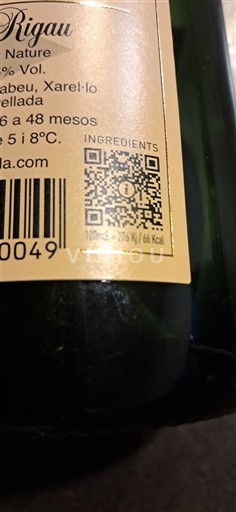 Catalonië Cava Rigau Nature Niet-geïntegreerd