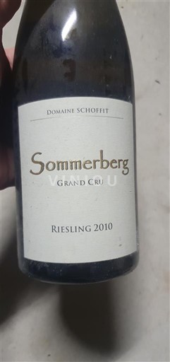 Alsace Riesling Grand Cru Domaine Schoffit Sommerberg 2010