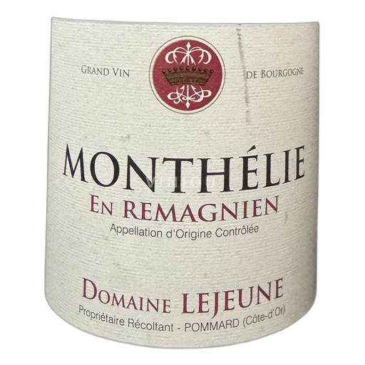 Borgogna Monthélie Domaine Lejeune En Remagnien 2020