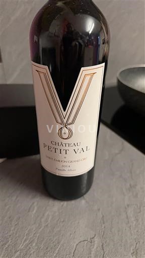 Bordeaux Saint-Émilion Grand Cru Grand Cru Château Petit Val 2014