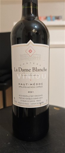 Bordeaux Haut-Médoc Château La Dame Blanche des Noirs 2021