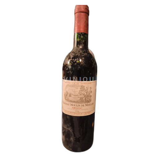 Vin Rouge sec Château Moulin de Meillan 1996 Francie Bordeaux Blaye-côtes-de-bordeaux AOC
