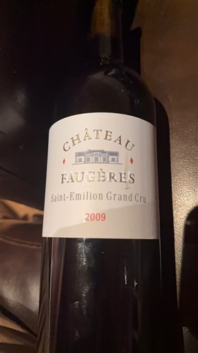 Bordeaux Saint-Émilion Grand Cru Grand Cru Château Faugères 2009