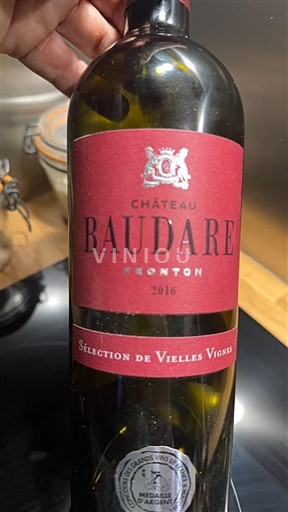 Sudoeste Fronton Château Baudare Sélection de Vieilles Vignes 2016
