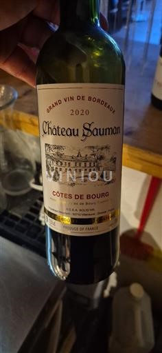 Burdeos Côtes-de-bourg Château Sauman 2020