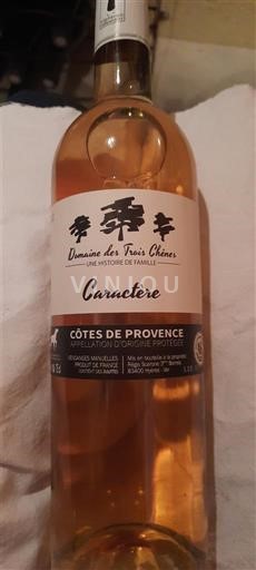 Provansa Côtes-de-Provence Domaine Des Trois Chênes Caractère 2022