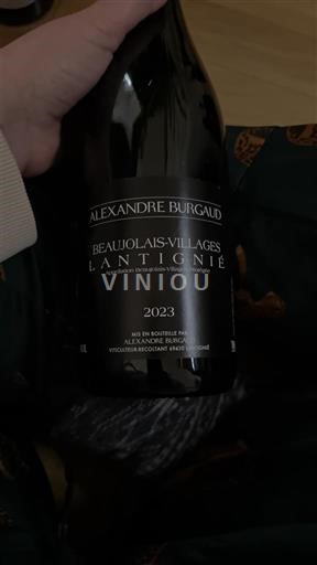 Beaujolais Beaujolais Villages Alexandre Burgaud Lantignié 2023