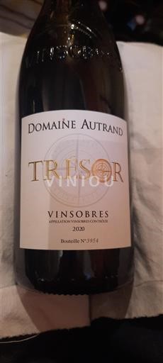 Thung lũng Rhône Vinsobres Domaine Autrand Trésor 2020