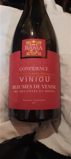 Thung lũng Rhône Beaumes de Venise Rhônéa Confidence 2020