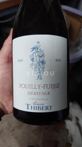 Burgund Pouilly-fuissé Domaine Thibert Héritage 2019