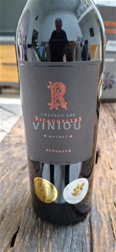 Bordeaux Château Les Ricaudelles Malbec 2020