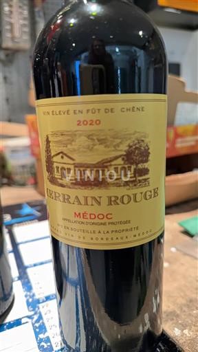 Bordeaux Médoc Terrain Rouge 2020