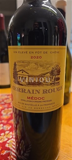 Бордо Медок Terrain Rouge 2020