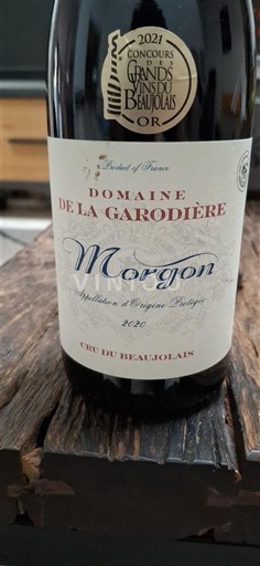 Beaujolais Morgon Cru du Beaujolais Domaine La Garodière 2020