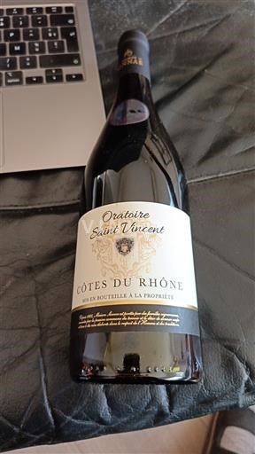 Vallée du Rhône Côtes-du-rhône Maison Sinnae Oratoire Saint-Vincent 2023