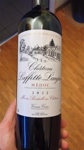 Bordeaux Médoc Château Lafitte Laujac 2022