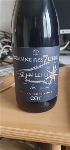 Loiredalen Touraine Domaine Des 7 Lieux COT 2020