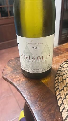 Burgundi Chablis Domaine Séguinot-Bordet 2018