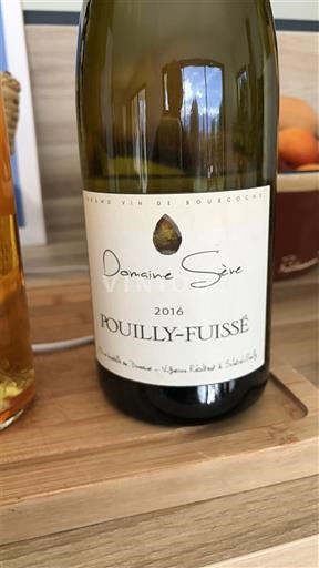 Burgundi Pouilly-fuissé Domaine Sève 2016