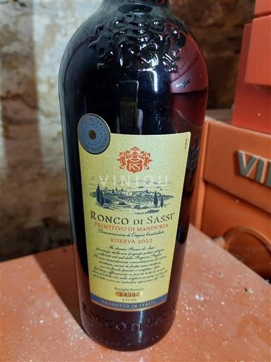 Puglia Primitivo di Manduria Ronco di Sassi Riserva 2022