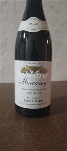 Burgundi Mercurey Richard Guérin Vieux Moulin 2022