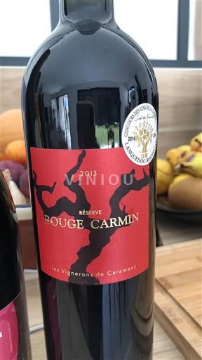 Roussillon Côtes du Roussillon Villages Les Vignerons de Caramany Réserve Rouge Carmin 2013