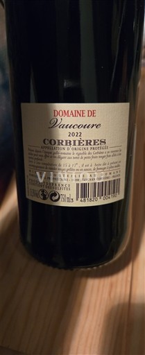 Linguadoca Corbières Domaine Vaucoures 2022