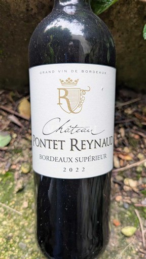 Bordeaux Bordeaux Supérieur Château Pontet Reynaud 2022