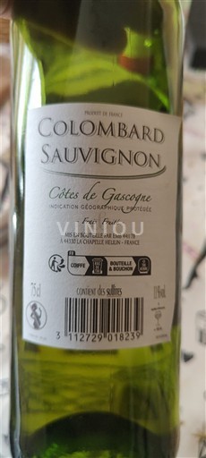 Sudoeste Côtes de Gascogne Colombard Sauvignon Sin añada