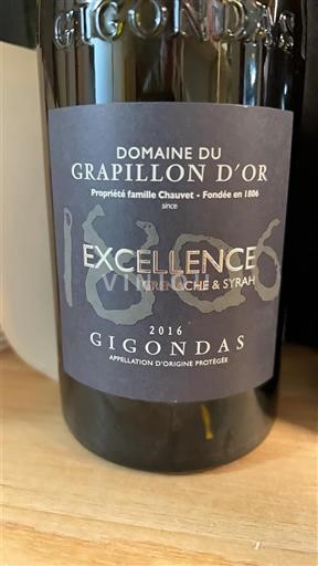 Rhônevallei Gigondas Domaine Grapillon Or Excellence 2016