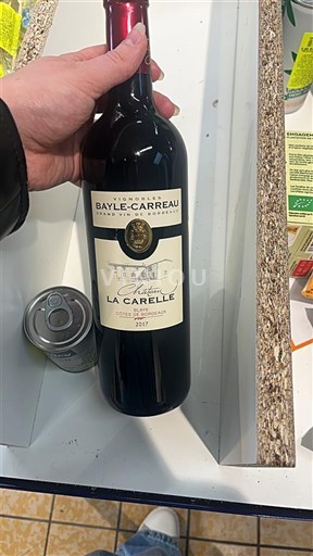 Burdeos Côtes-de-bourg Bayle-Carreau La Carelle 2017