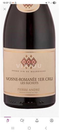 Bourgondië Vosne-Romanée Premier Cru Pierre André Les Suchots 2019