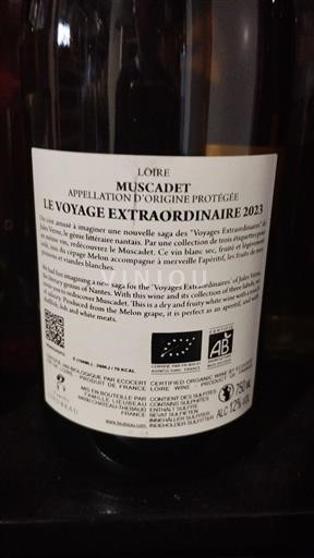 Thung lũng sông Loire Muscadet Famille Lieubeau Le Voyage Extraordinaire 2023