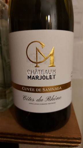 Vallée du Rhône Côtes-du-rhône Château Marjolet de Samanaga 2024