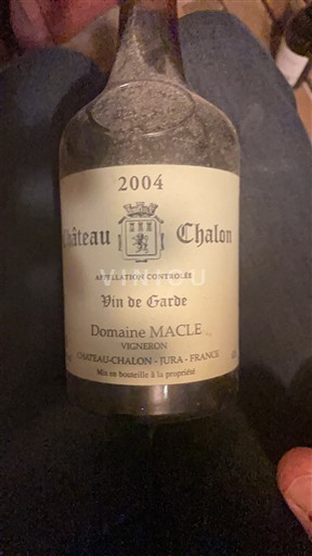 Jura Château-Chalon Domaine Macle 2004