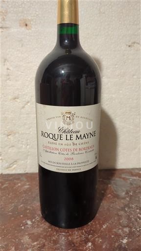 Bordeaux Castillon Côtes de Bordeaux Château Roque le Mayne Élevé en fût de chêne 2008