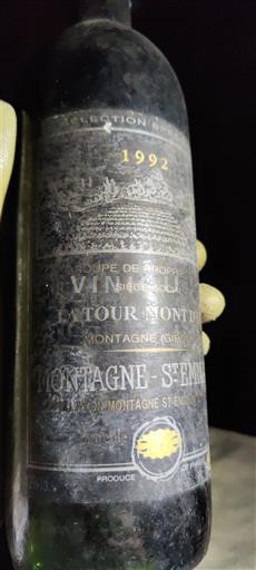 Bordeaux Montagne-saint-émilion La Tour Mont Or Sélection Spéciale 1992