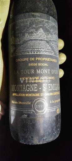 Bordeaux Montagne-saint-émilion La Tour Mont Or 1995