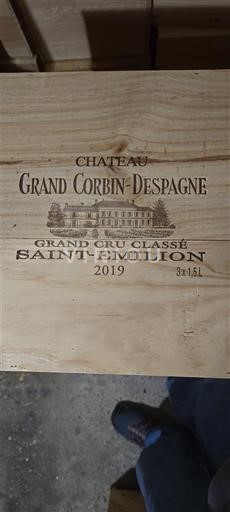 Bordeaux Saint-Émilion Grand Cru Classé Château Grand Corbin-Despagne 2019