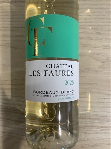 Bordeaux Bordeaux hvid Château Les Faures 2023